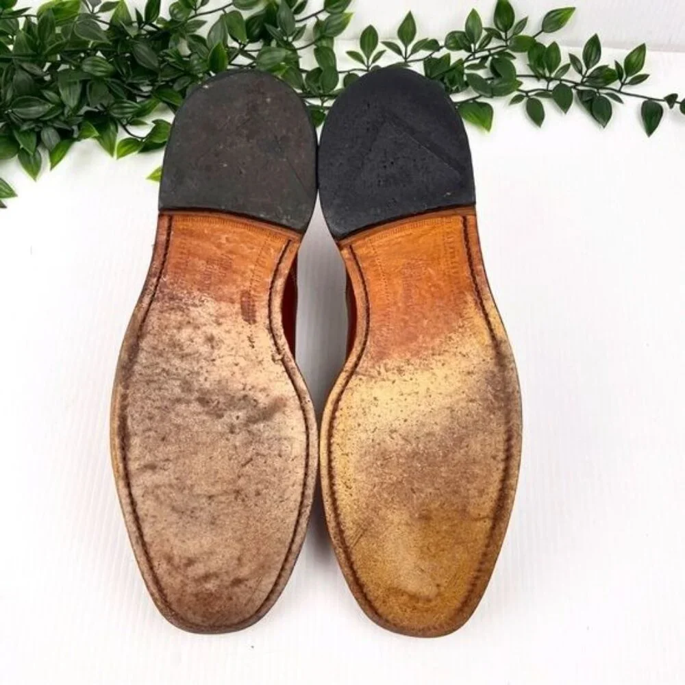 Allen Edmonds BRUCE walnut Casual Oxfords 10.5 B